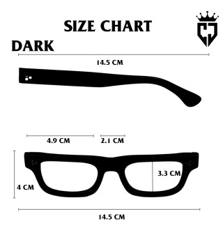DARK | Original Carel Jeni Eyewear Include Lensa